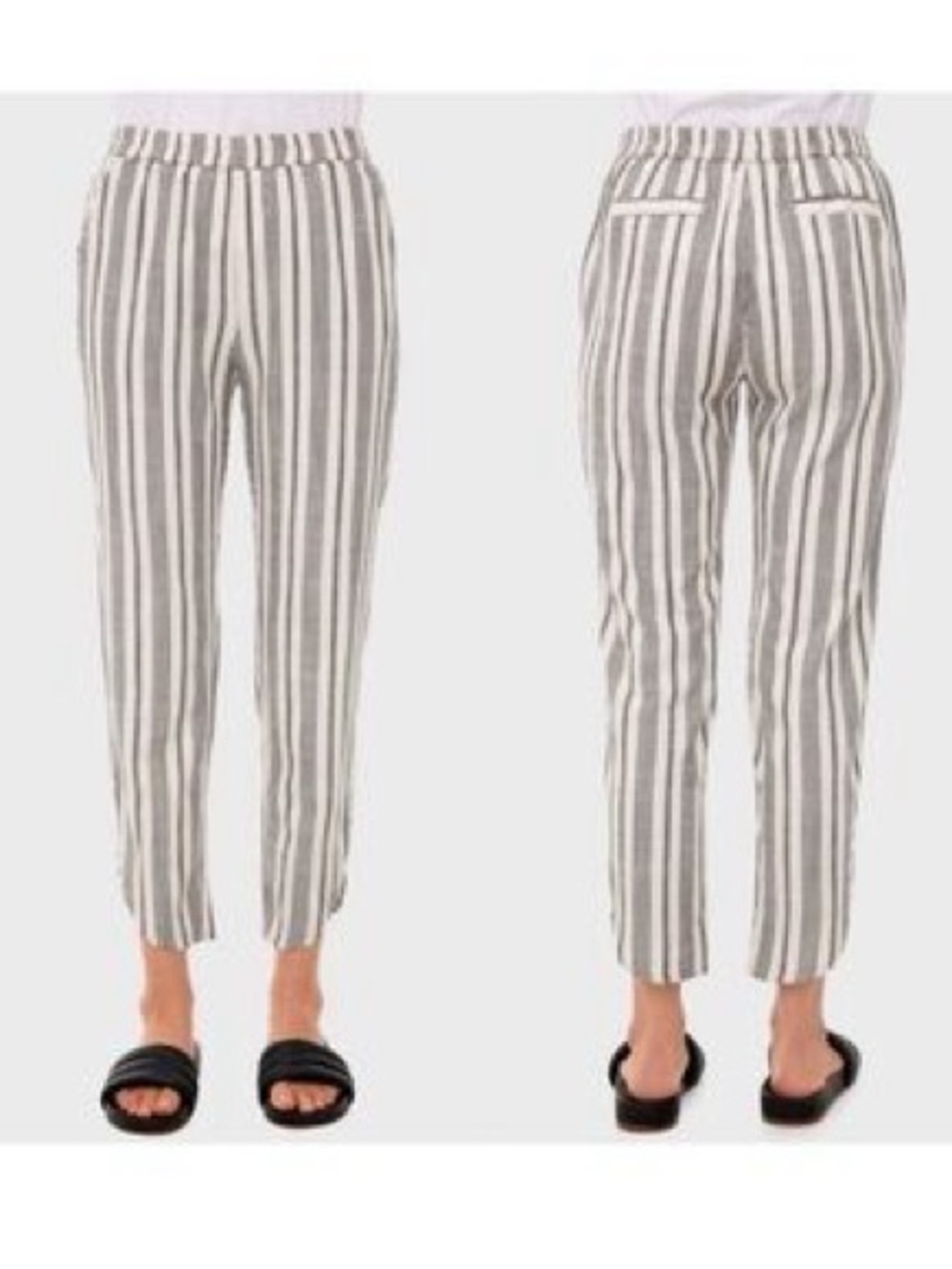 Marine Layer Allison Pull-On Pants Women’s Size Medium Lightweight Stripe